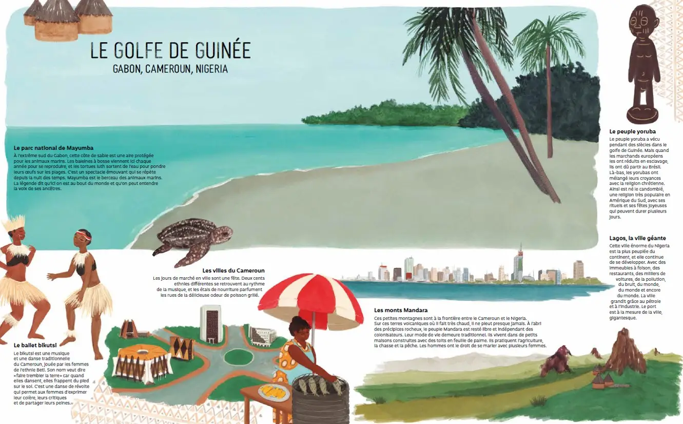 Afrique - Grand album documentaire -  Dès 7 ans - Livre documentaire - 9782092492796 - page intérieure6
