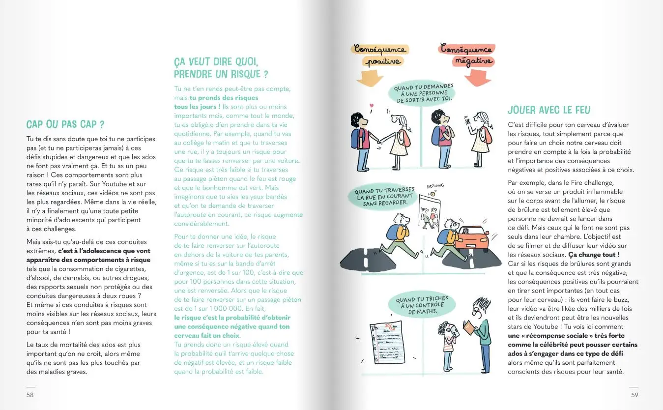C'est (pas) moi, c'est mon cerveau ! Pour enfin comprendre ce qui se passe  dans la tête d'un ado ! Dès 10 ans - Livre documentaire - 9782092496961 - page-interieure6
