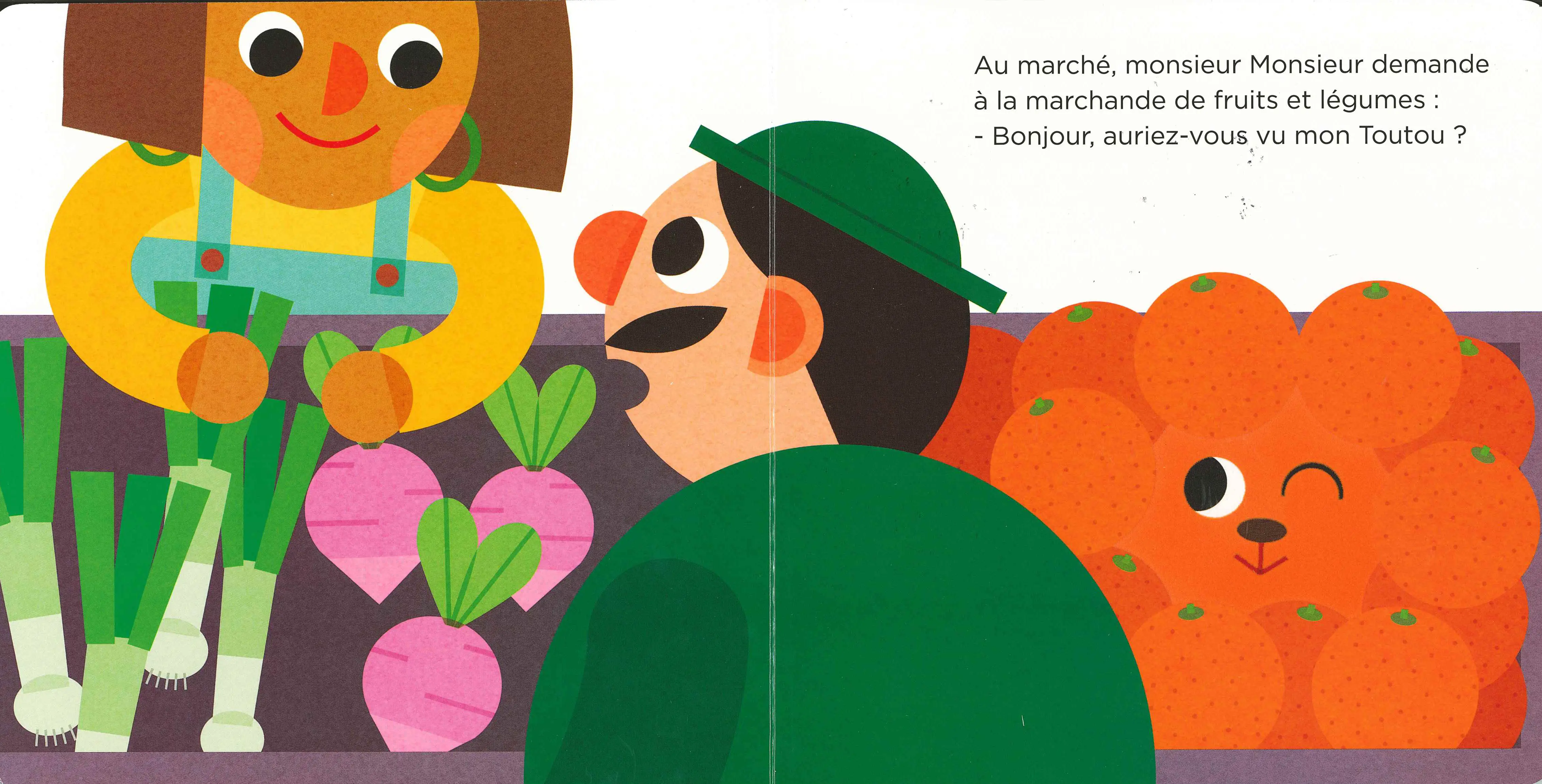 Le chien de monsieur Monsieur - Livre à toucher - Dès 2 ans - Album(s) - 9782092592939 - page interieure6