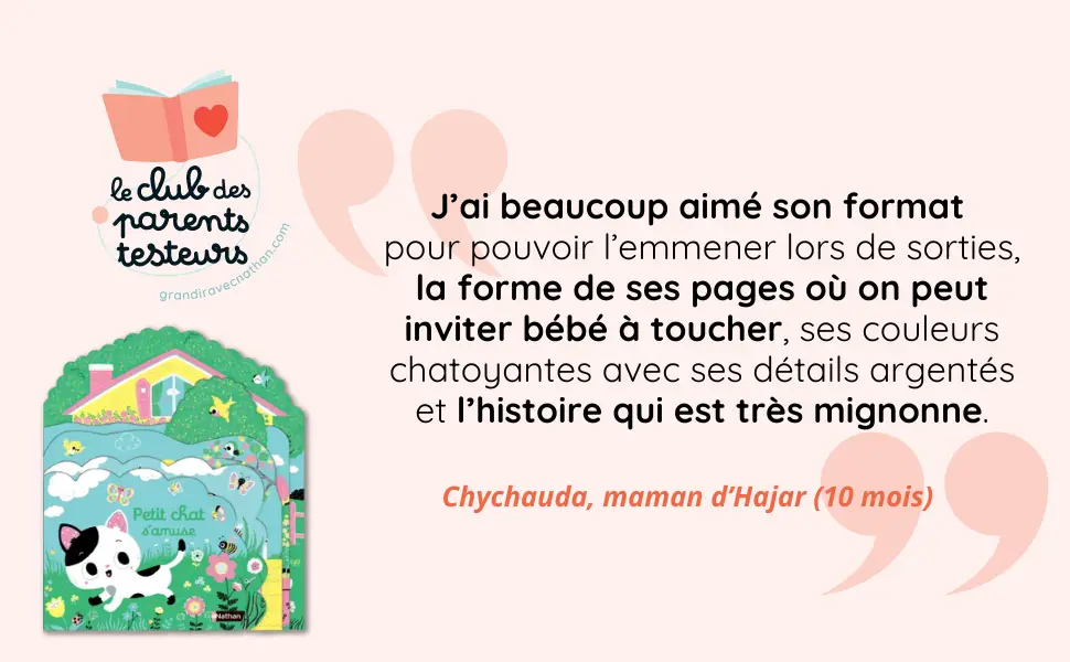 Petit Chat s'amuse - Livre d'éveil tout carton découpé en paysages - pour les bébés dès 6 mois - Livre d'éveil - 9782095013912 - page-interieureAVIS_01