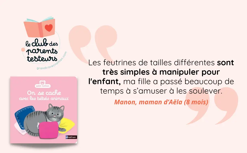 On se cache avec les bébés animaux - Livre coucou/caché - Dès 6 mois - Livre d'éveil - 9782092593752 - page-interieureAVIS