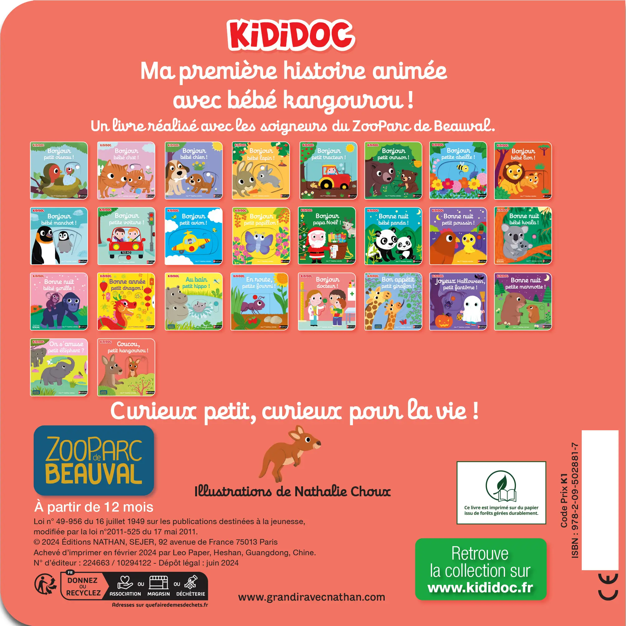 Coucou, petit kangourou ! - Histoire animée Kididoc, dès 1 an - Livre documentaire - 9782095028817 - page-interieurePLAT4