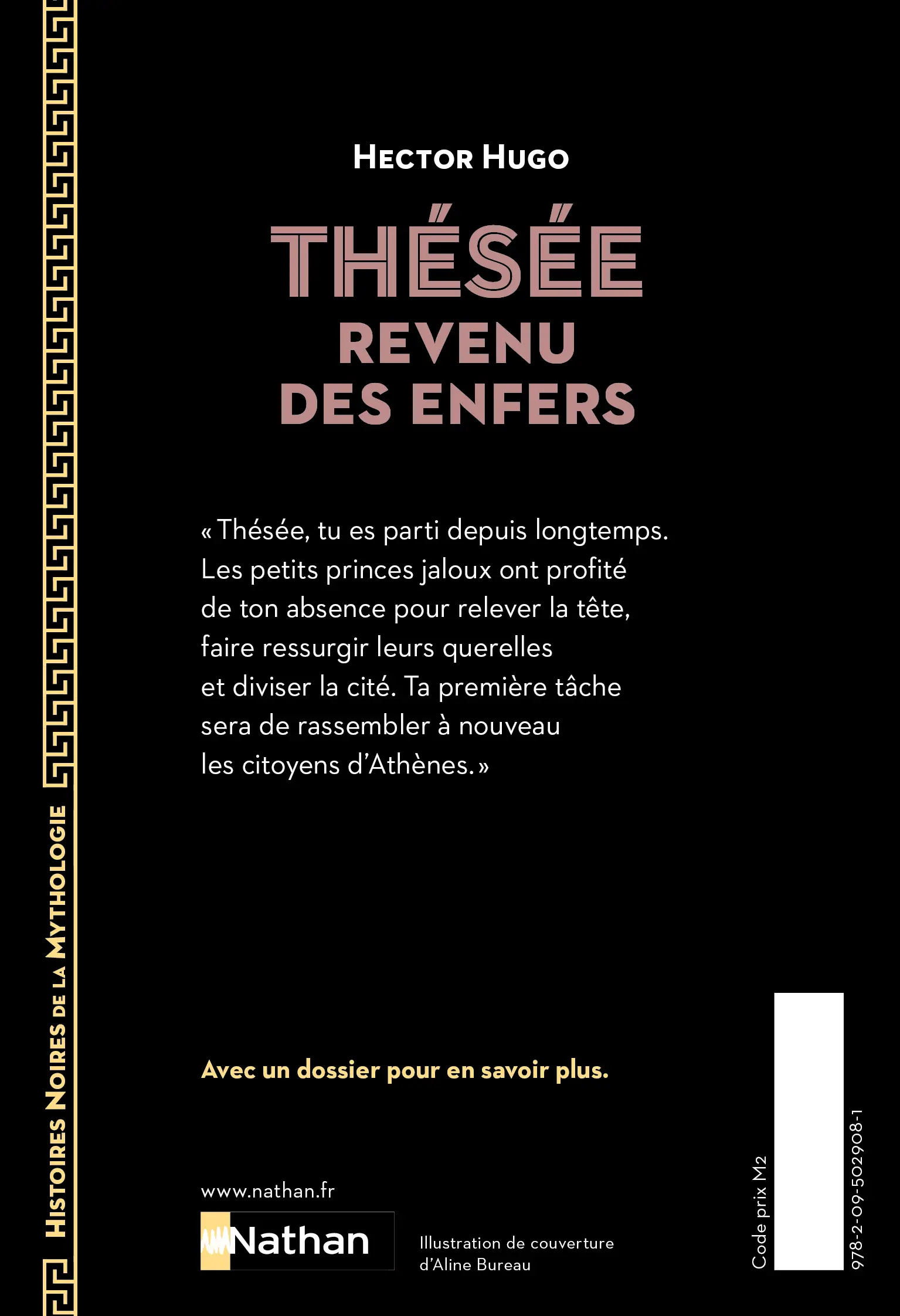 Thésée revenu des enfers - Histoires noires de la Mythologie - Dès 12 ans - Roman - 9782095029081 - page-interieurePLAT4