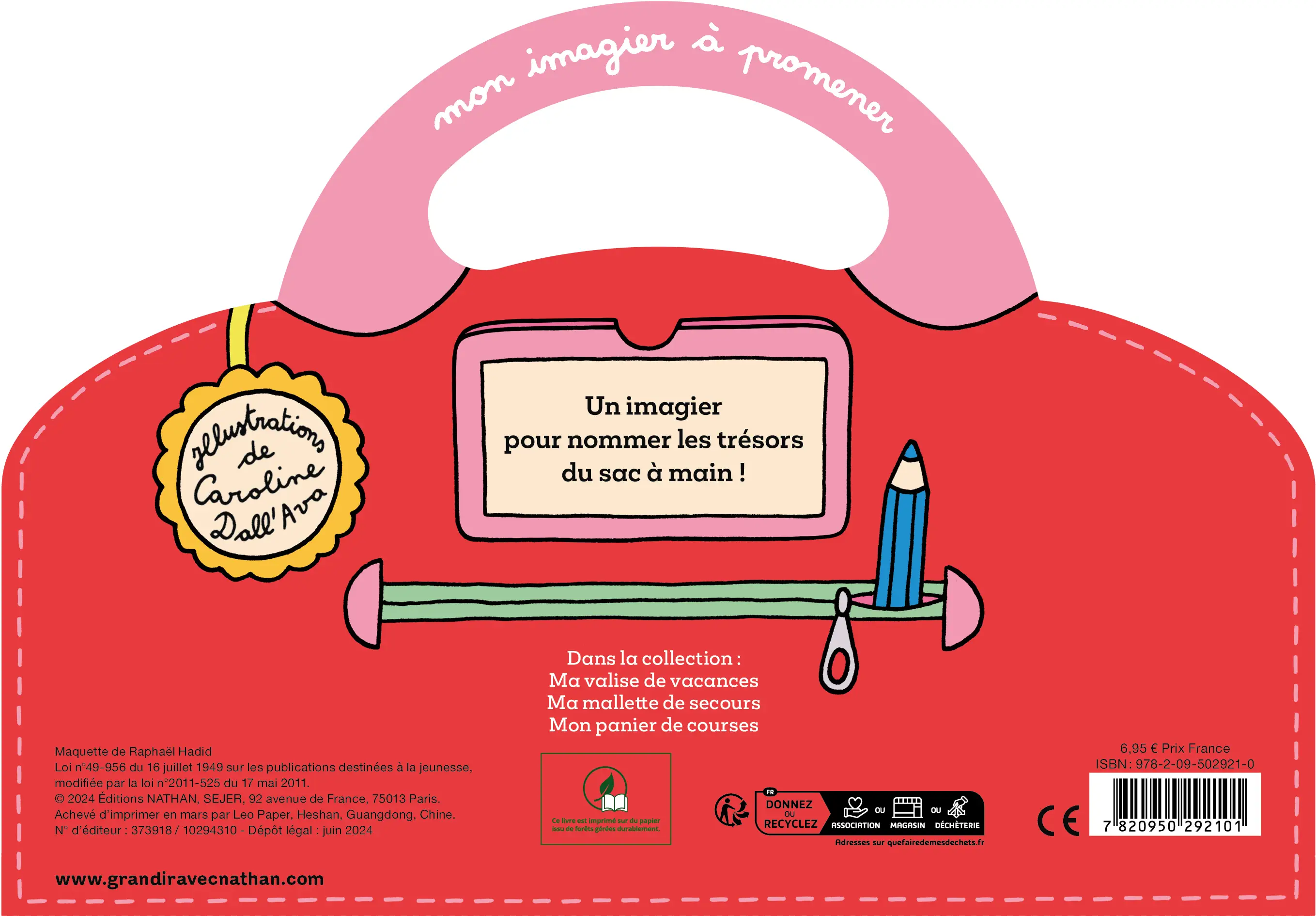 Ma mallette de secours - Mon imagier à promener - Dès 18 mois - Livre d'éveil - 9782095029227 - page-interieurePLAT4