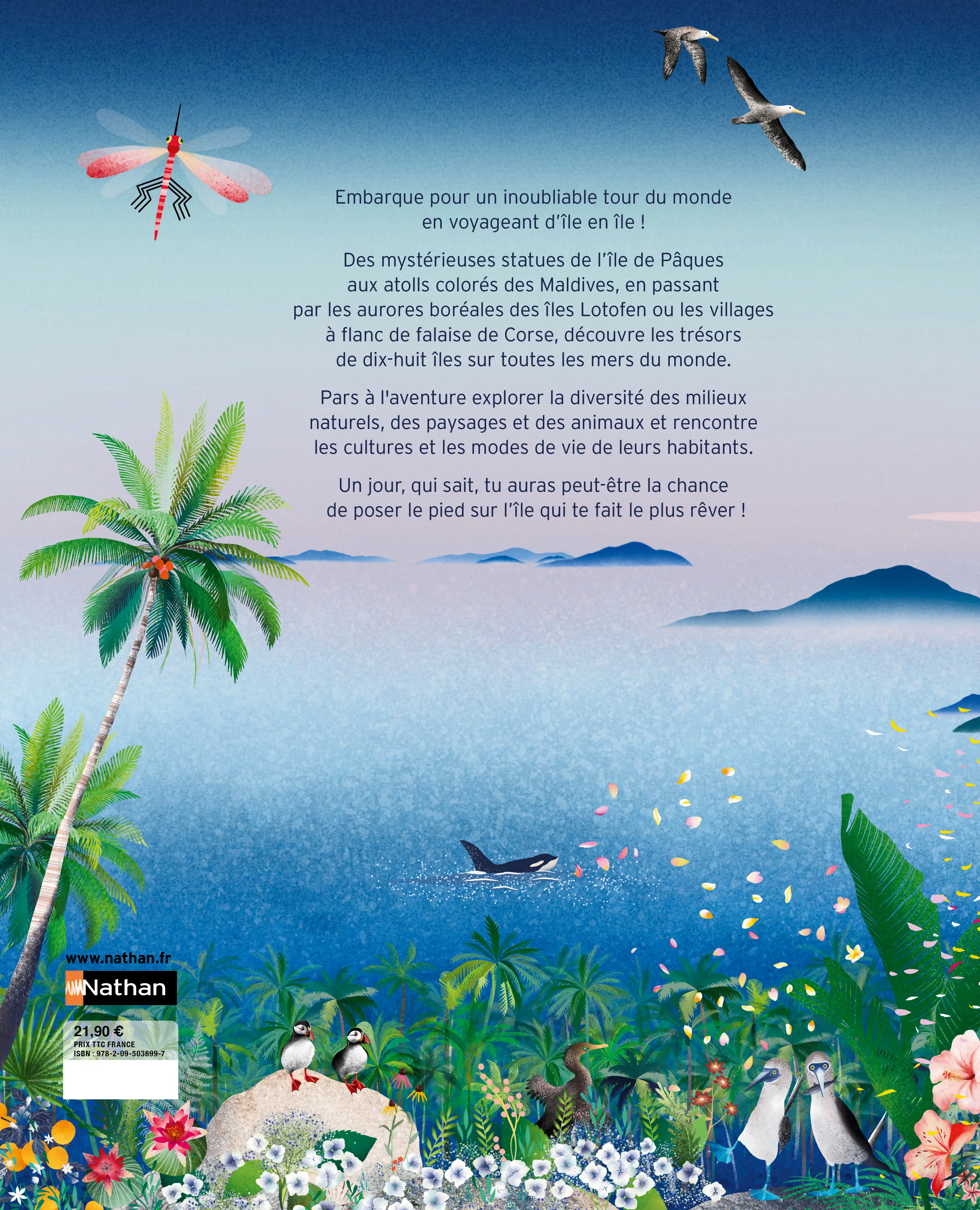 Album Mosquito ! : Iles du monde - Découvrez 16 iles du monde pour une initiation à l'écologie et à la géographie - dès 7 ans - Livre documentaire - 9782095036997 - page-interieurePLAT4
