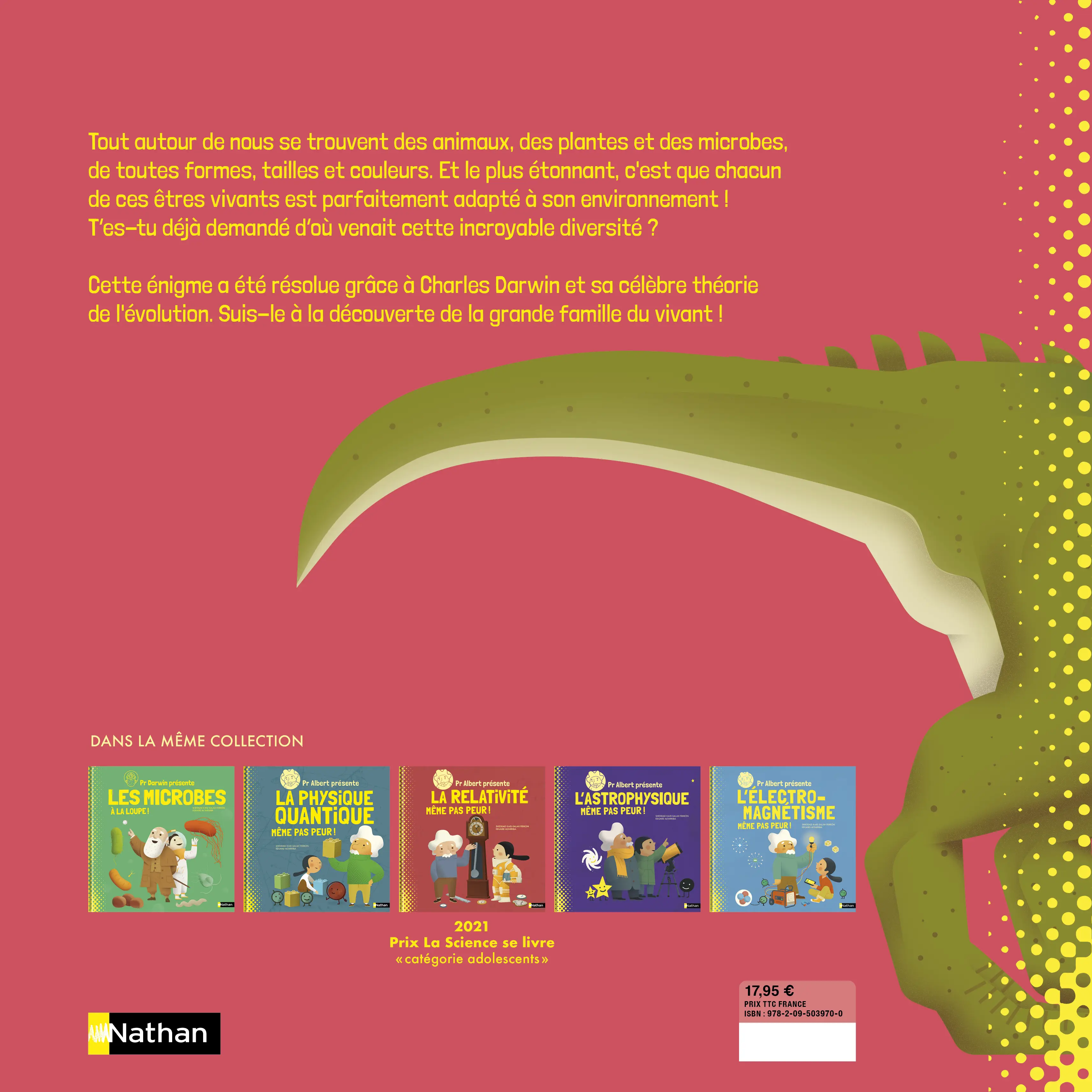 Pr. Darwin : L'évolution, même pas peur ! - une explication simple de la théorie de l'évolution - dès 9 ans - Livre documentaire - 9782095037000 - page-interieurePLAT4