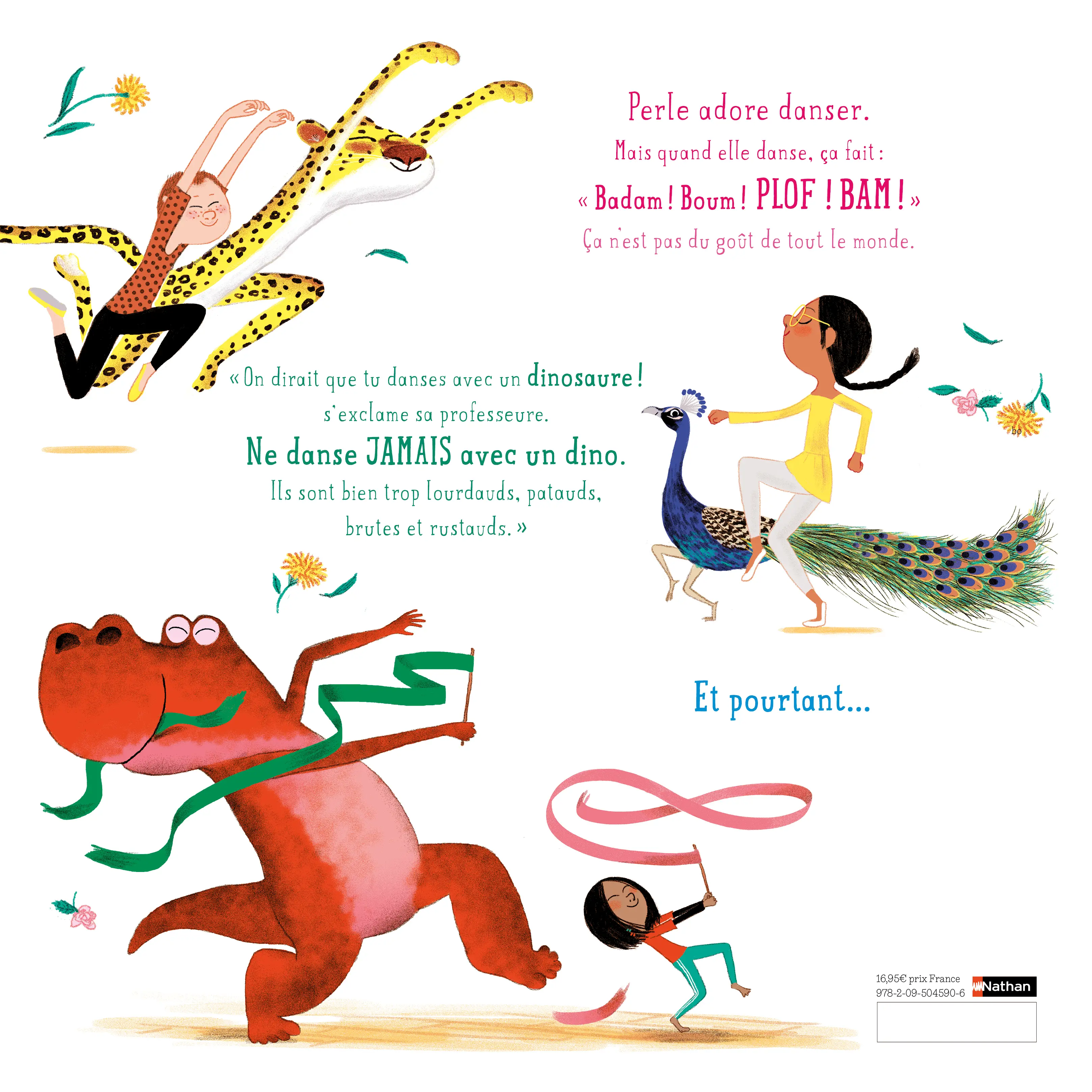 Ne danse jamais avec un dinosaure - Un album jeunesse drôle et inspirant sur l'affirmation de soi par Marc Boutavant - dès 3 ans - Album(s) - 9782095045906 - page-interieurePLAT4
