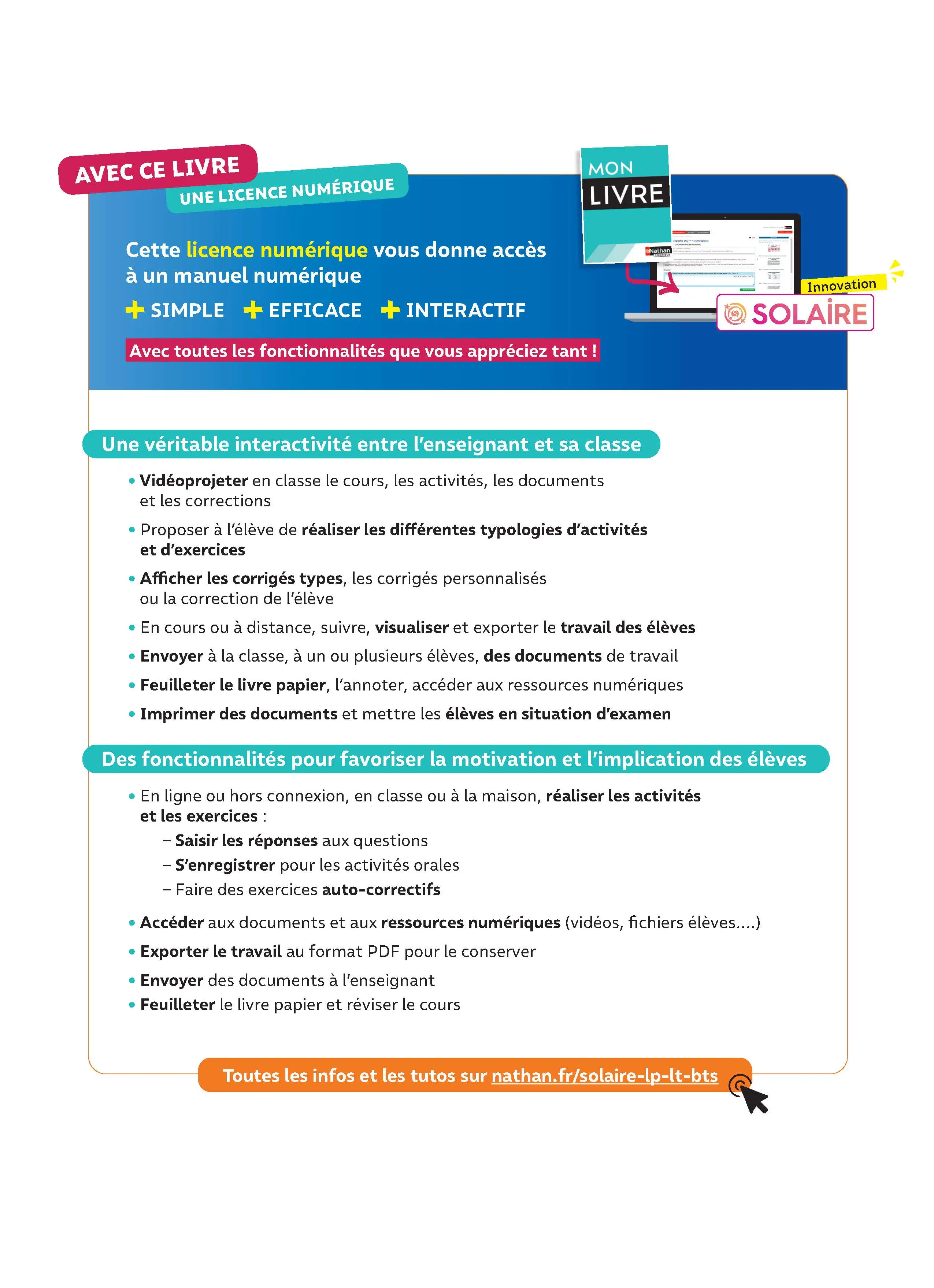 Nutrition Alimentation et Techniques professionnelles - Blocs 1, 2, 3 et 4 - 2de/1re/Terminale Bac Pro ASSP - Coll. Savoirs et Compétences - Livre + licence numérique - 9782095000868 - Page Solaire TSFA