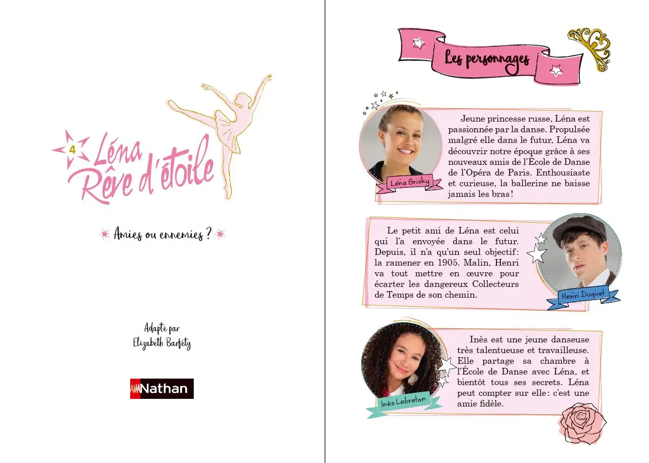 Léna rêve d'étoile - Amies ou ennemies ? - Tome 4 - Dès 8 ans - Roman - 9782092588581 - pages intérieures 01