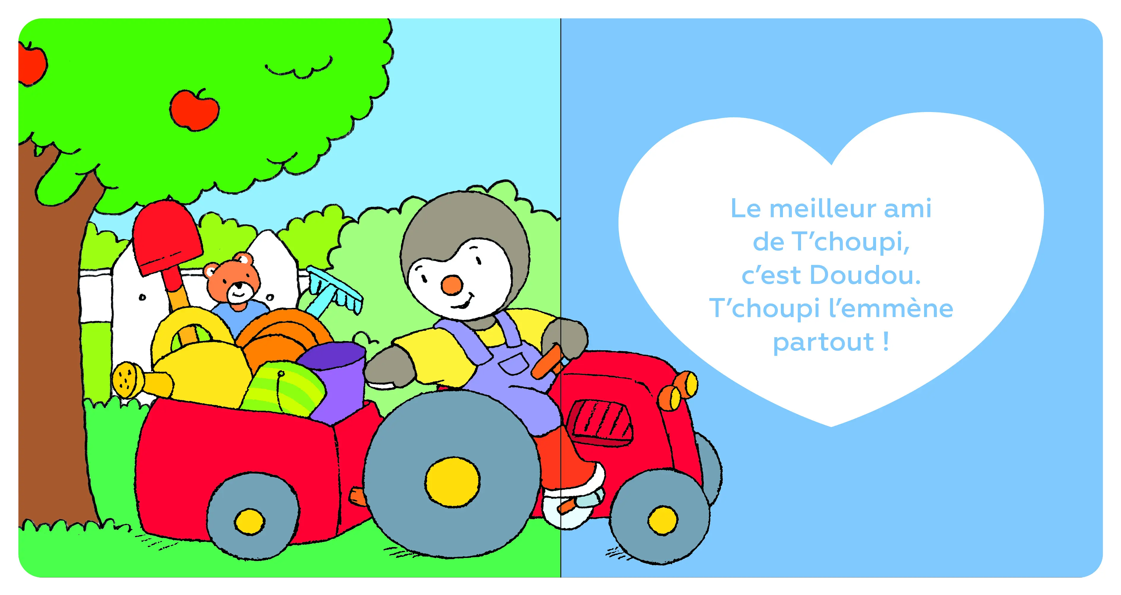 T'choupi aime doudou - Dès 2 ans - Livre d'éveil - 9782092590263 - pages intérieures 01
