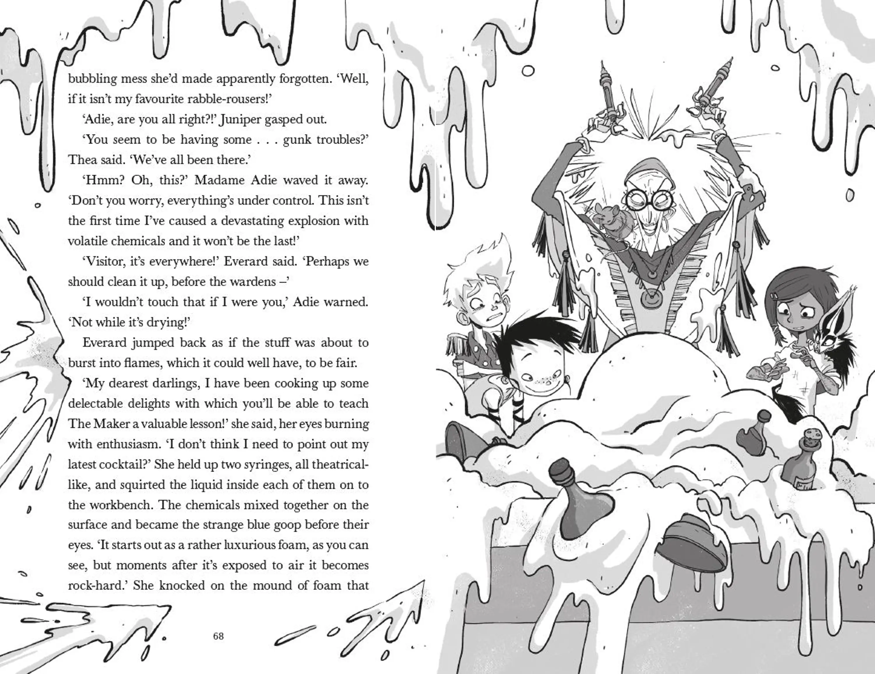 La cité d'Archeflèche - Tome 2 : L'ordre des rebelles - Entre aventure, magie et humour - Roman fantastique illustré pour enfants dès 9 ans - Roman - 9782095037079 - Pages intérieures 01