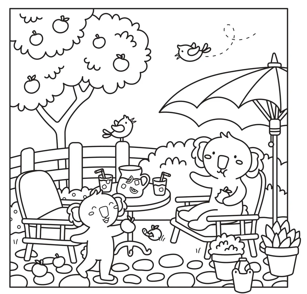  Mon petit monde cosy - Home sweet home ! - 30 coloriages adultes qui célèbrent le bonheur d'être à la maison - Adulte - Cahier d'activités - 9782095062347 - Pages intérieures 01