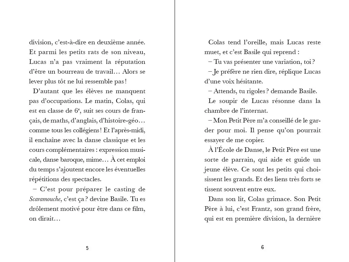 Sous les projecteurs -  20 allée de la danse - Dès 8 ans - Roman - 9782092588147 - pages intérieures 02