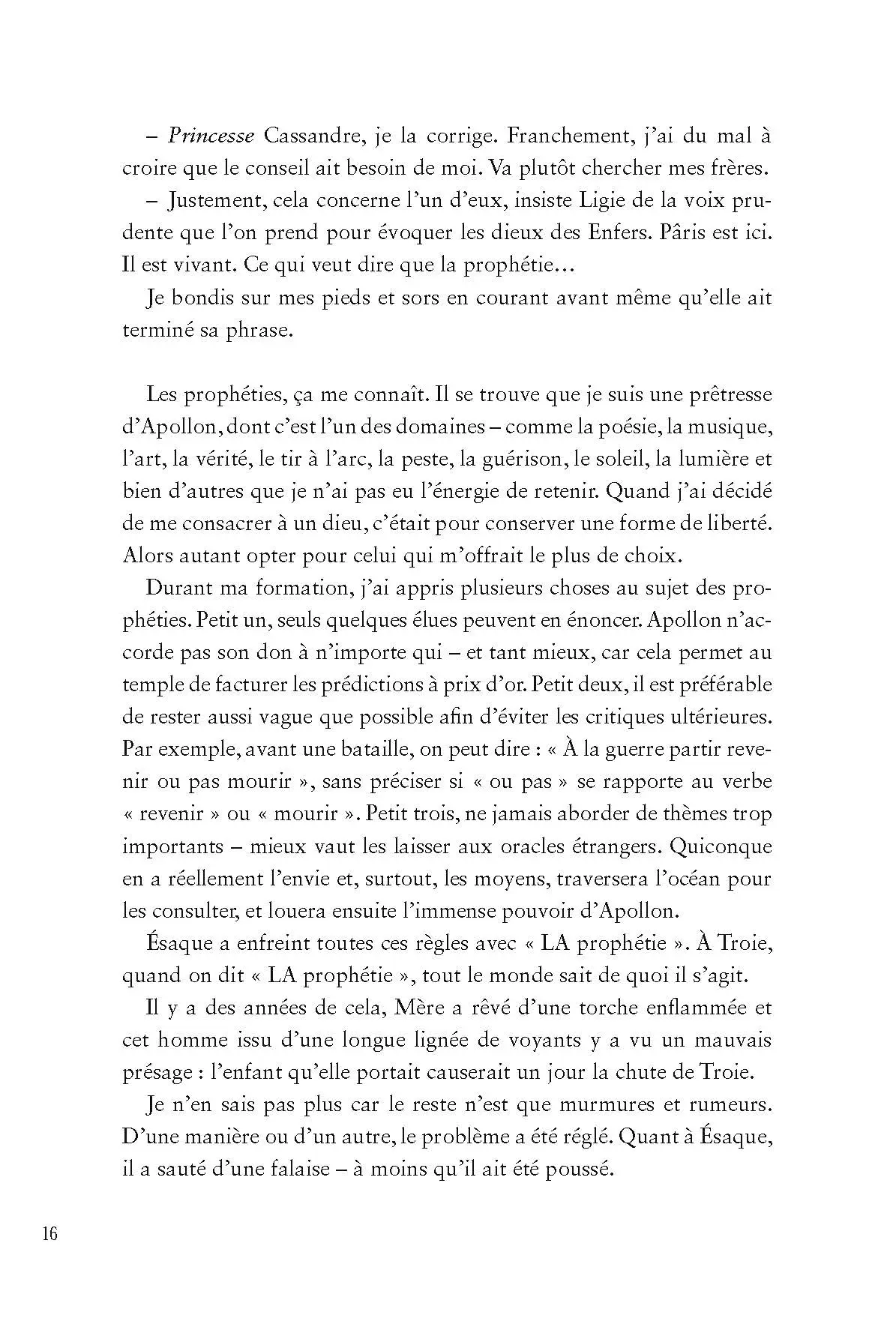 La Malédiction de l'Oracle - Une romantasy F/F qui réinvente la guerre de Troie - Roman - 9782095024024 - Pages intérieures 02