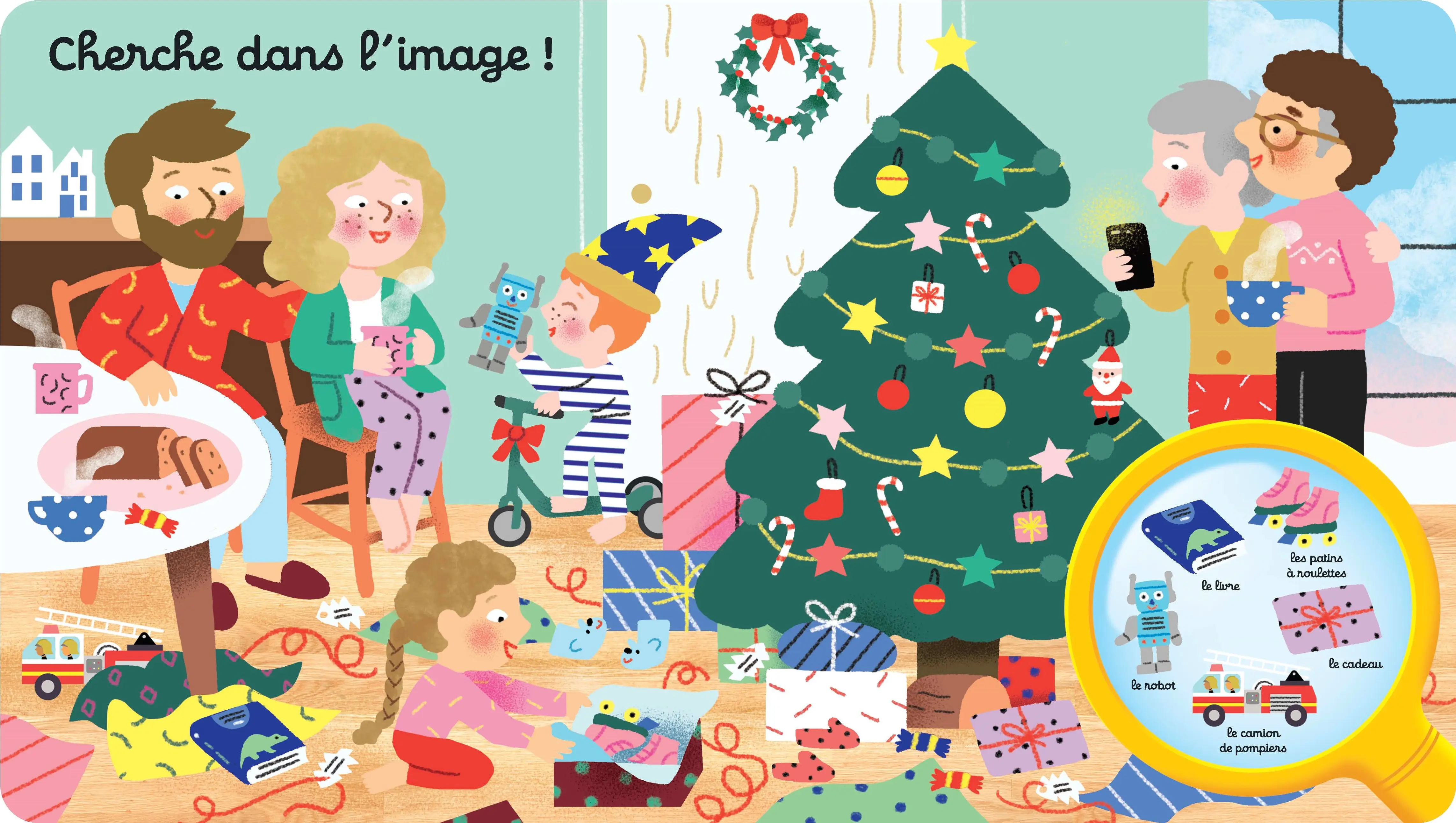 Questions/Réponses : Joyeux Noël ! - Un livre parfait pour découvrir les traditions festives - Dès 2 ans - Livre documentaire - 9782095028923 - Pages intérieures 02