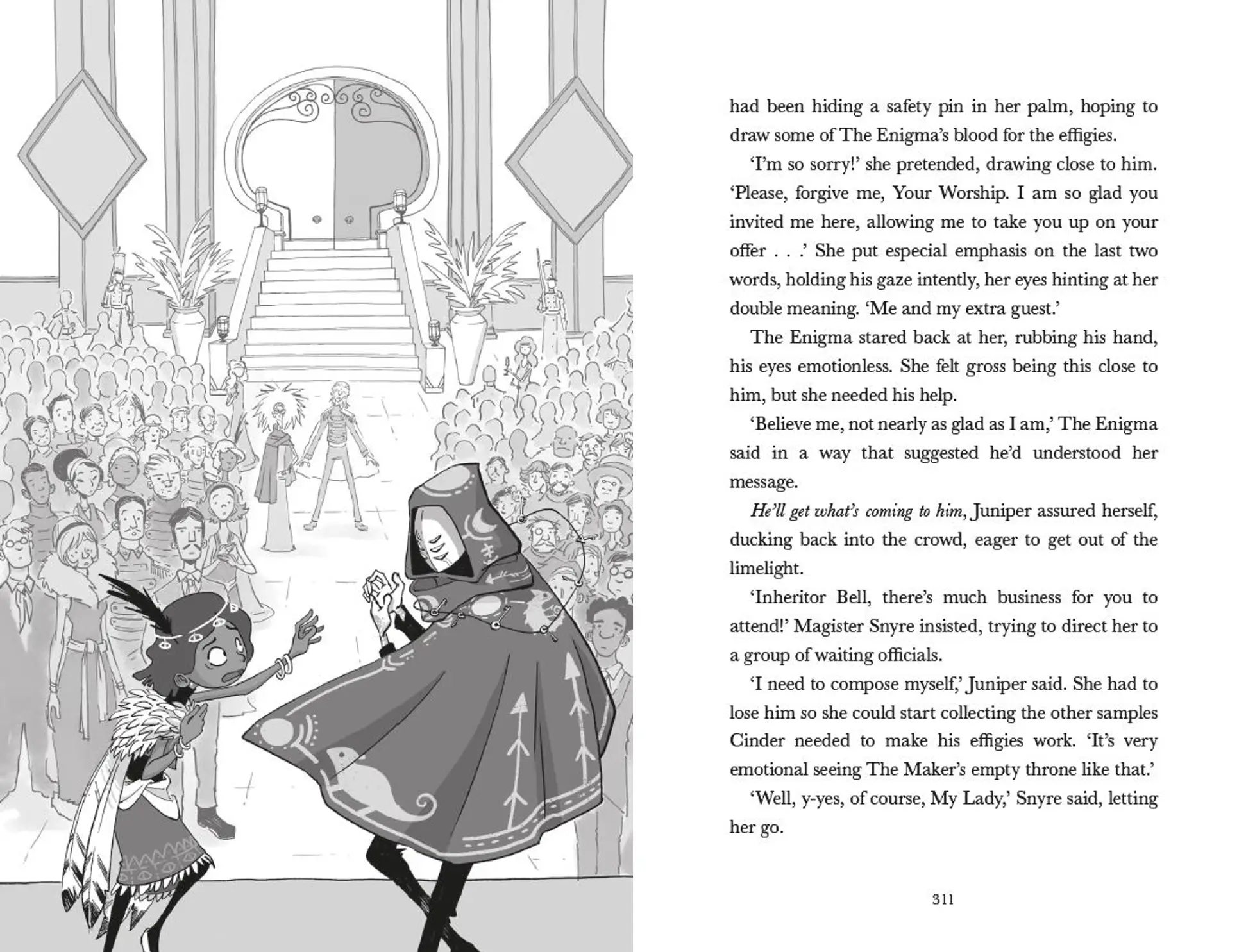 La cité d'Archeflèche - Tome 2 : L'ordre des rebelles - Entre aventure, magie et humour - Roman fantastique illustré pour enfants dès 9 ans - Roman - 9782095037079 - Pages intérieures 02