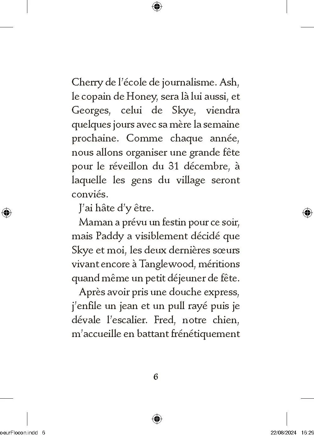 Coeur flocon - Les filles au chocolat 9.5 - Une romance parfaite pour Noël - dès 11 ans - Roman - 9782095038540 - Pages intérieures 02