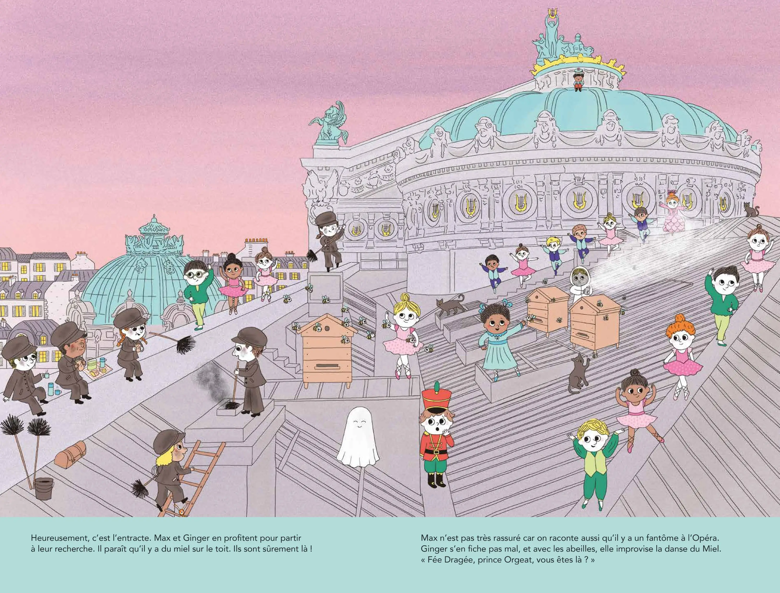 Chasse-Noisette - Album de Noël - Aventure à l'Opéra de Paris - Livre enfant dès 4 ans - Album(s) - 9782095042929 - Pages intérieures 02