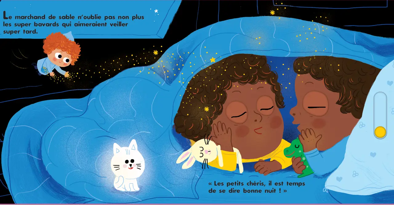 Au Dodo - C'est l'heure du marchand de sable | Livre animé pour enfant - Histoire du soir apaisante dès 6 mois - Livre d'éveil - 9782095044046 - Pages intérieures 02