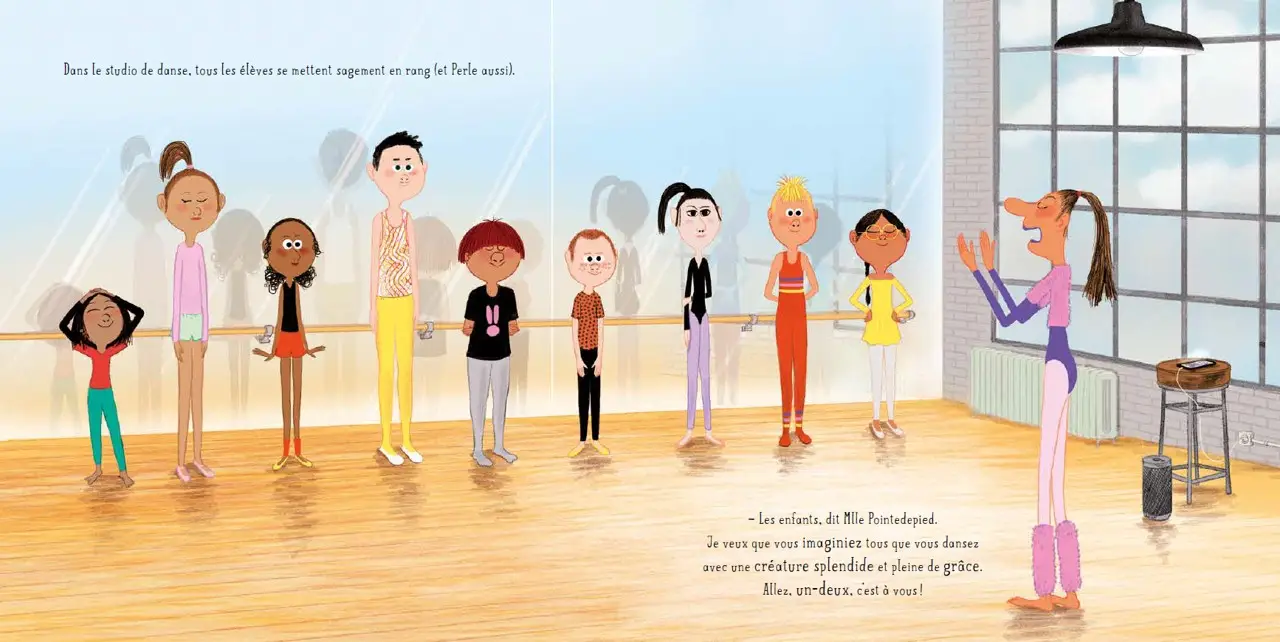 Ne danse jamais avec un dinosaure - Un album jeunesse drôle et inspirant sur l'affirmation de soi par Marc Boutavant - dès 3 ans - Album(s) - 9782095045906 - Pages intérieures 02