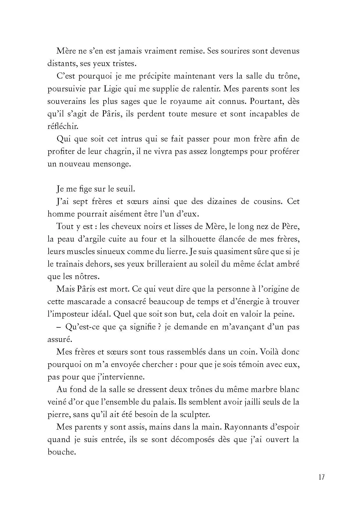 La Malédiction de l'Oracle - Une romantasy F/F qui réinvente la guerre de Troie - Roman - 9782095024031 - Pages intérieures 03