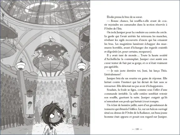 La Cité d'Archeflèche - Tome 1 : Le démon dans le miroir - un condensé de magie et d'aventures à découvrir dès 9 ans - Roman - 9782095037062 - Pages intérieures 03
