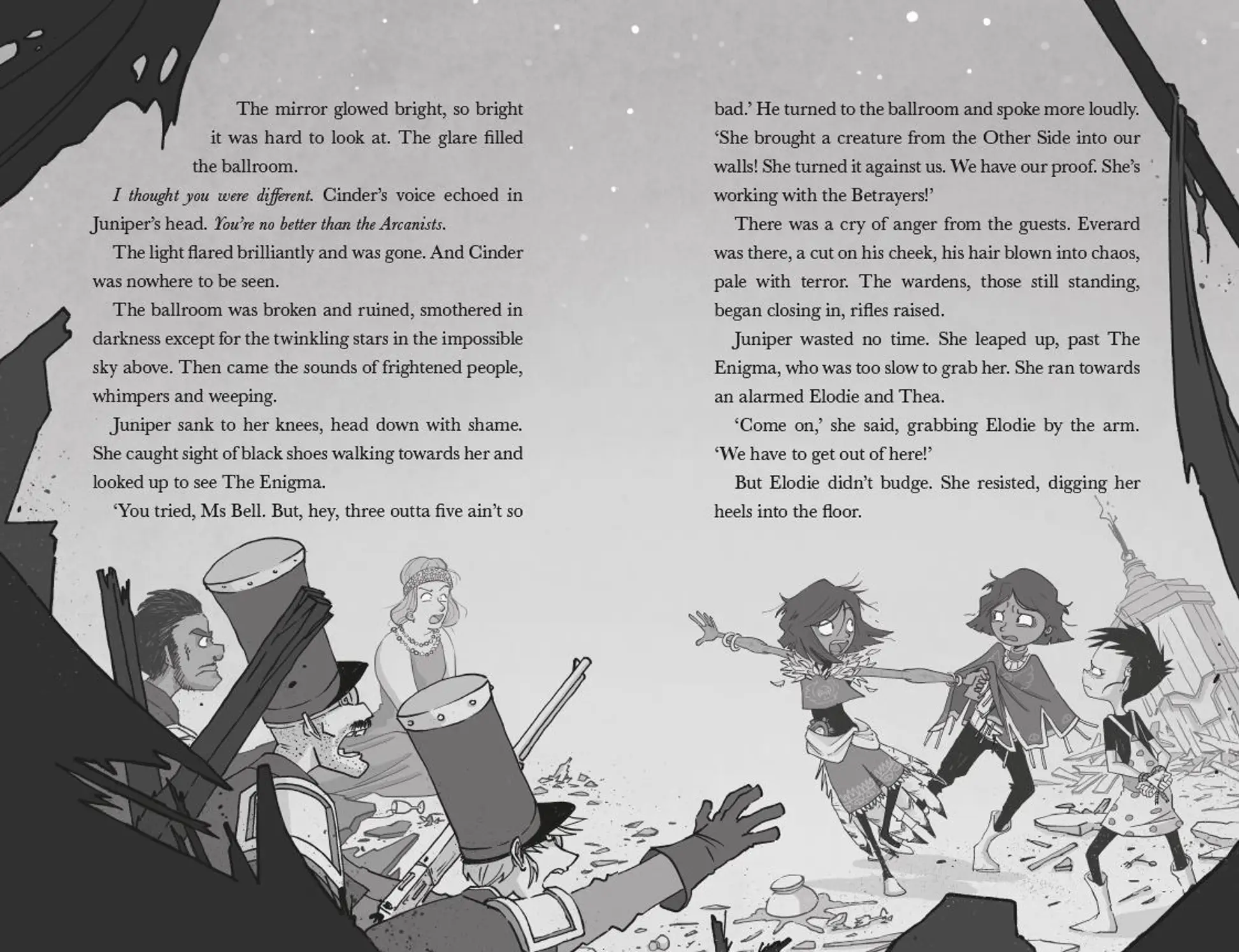 La cité d'Archeflèche - Tome 2 : L'ordre des rebelles - Entre aventure, magie et humour - Roman fantastique illustré pour enfants dès 9 ans - Roman - 9782095037079 - Pages intérieures 03