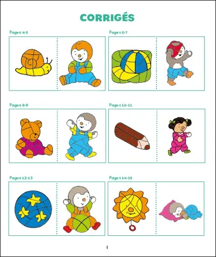 T'choupi Coloriages malins 2-3 ans Toute petite section - Graphisme et nombres - Cahier d'activités - 9782095049683 - Pages intérieures 03