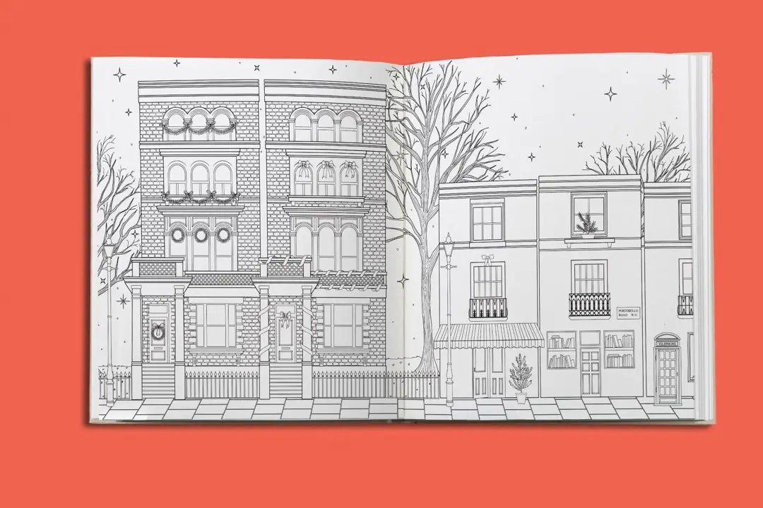 Coloriages de l'avent - Noël Magique autour du monde - 25 illustrations soigneusement scellées à découvrir jour après jour  - Adultes - Cahier d'activités - 9782095054571 - Pages intérieures 03