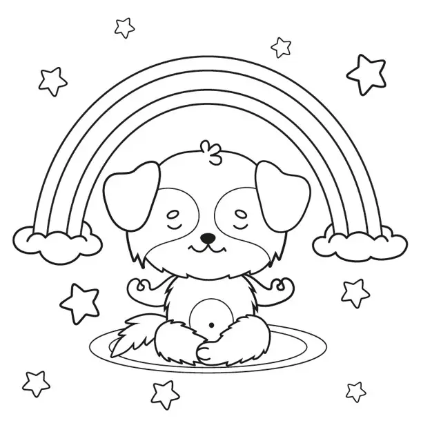 Mon petit monde cosy, So cute - Livre de coloriage kawaii avec 30 illustrations adorables - tout public - Cahier d'activités - 9782095057732 - Pages intérieures 03