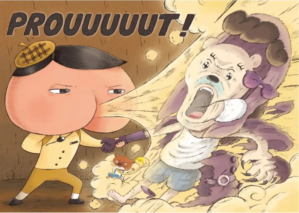 Détective Prout - Tome 1 : L'énigme de la dame en violet - un roman-jeu au style manga et kawaï à découvrir dès 7 ans  - Roman - 9782095037291 - Pages intérieures 04
