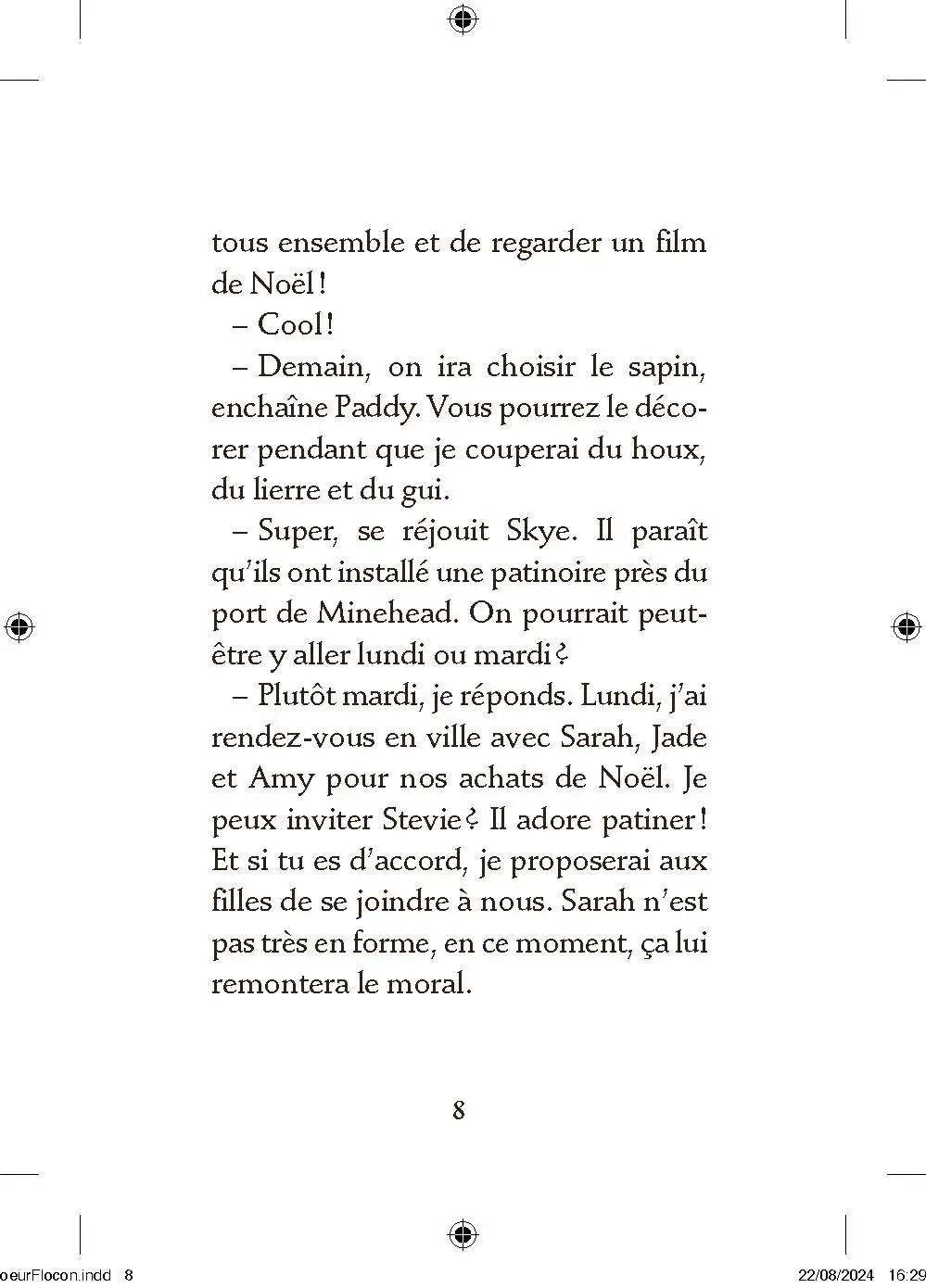Coeur flocon - Les filles au chocolat 9.5 - Une romance parfaite pour Noël - dès 11 ans - Roman - 9782095038540 - Pages intérieures 04