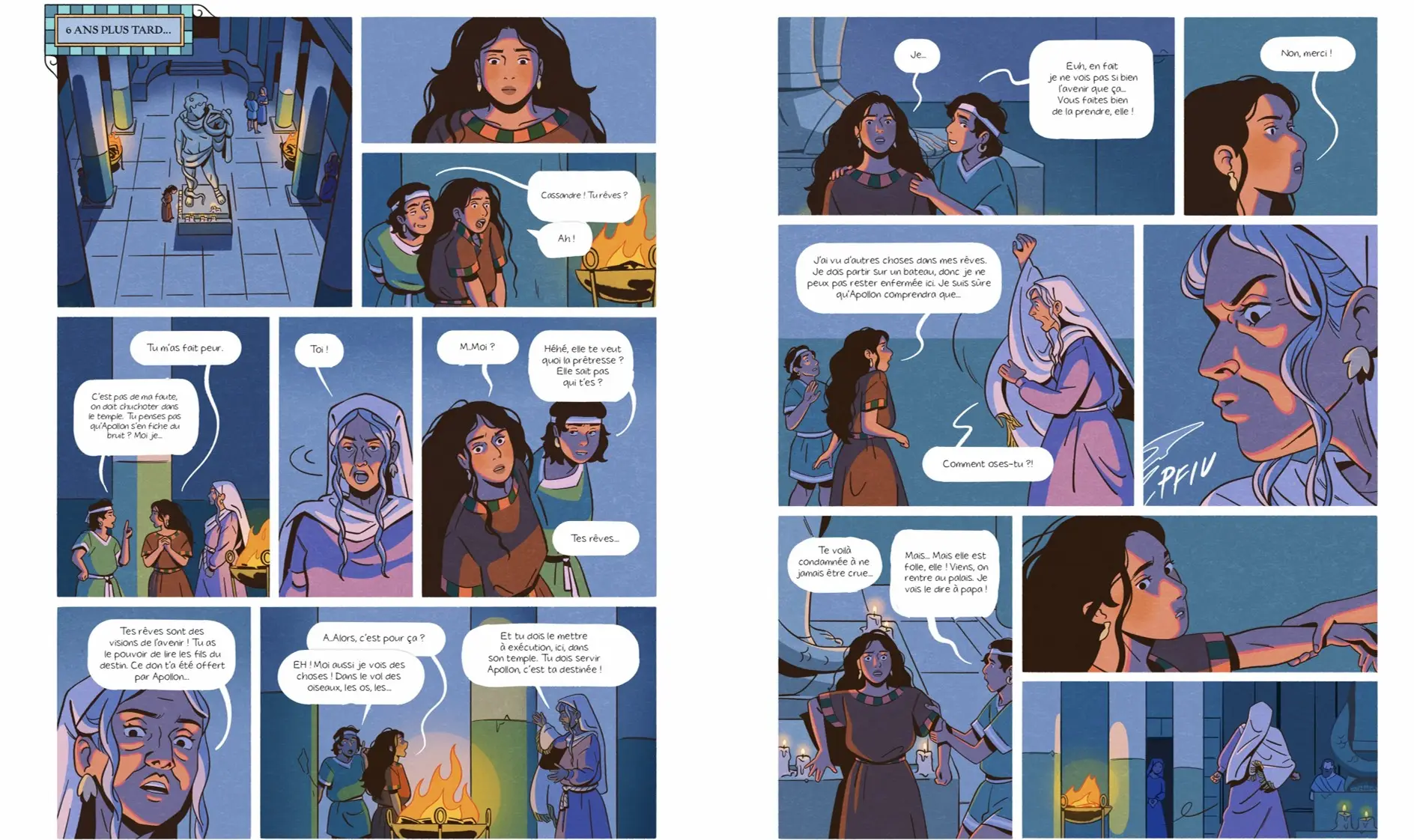Contes & Légendes - Cassandre - BD illustrée sur la princesse de Troie pour enfants dès 8 ans - BD - 9782095043537 - Pages intérieures 04