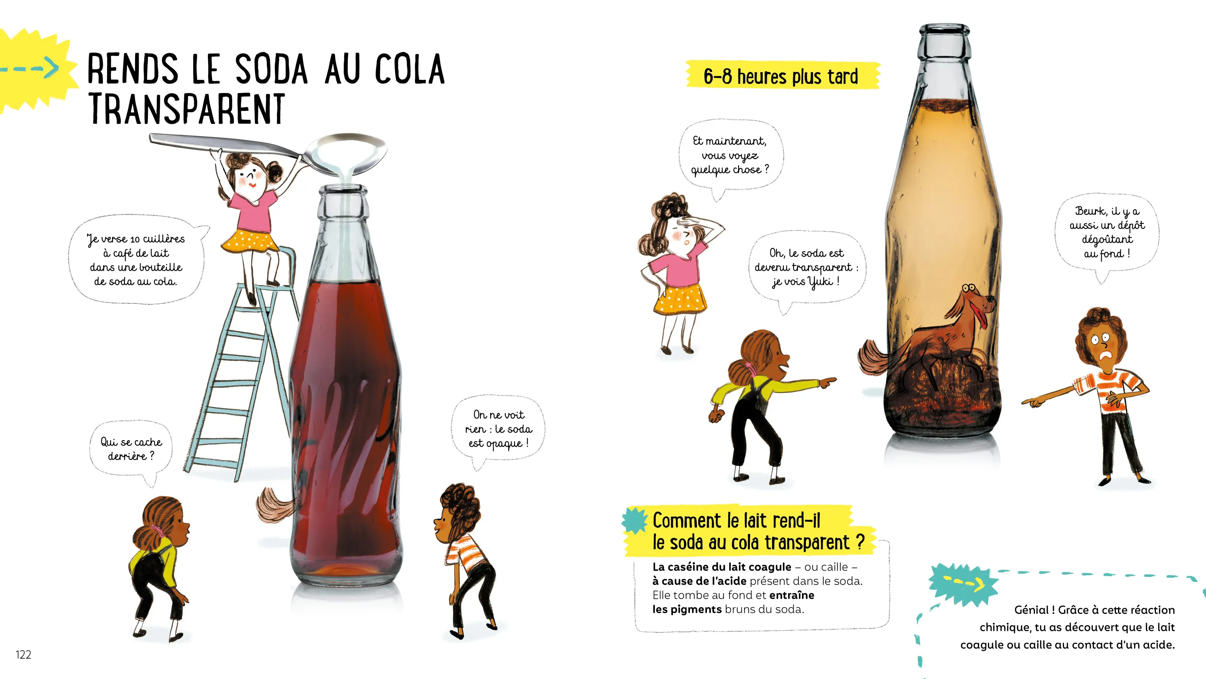 50 Expériences Faciles et Surprenantes - Guide de sciences amusant pour enfants dès 6 ans - Livre documentaire - 9782095044022 - Pages intérieures 04