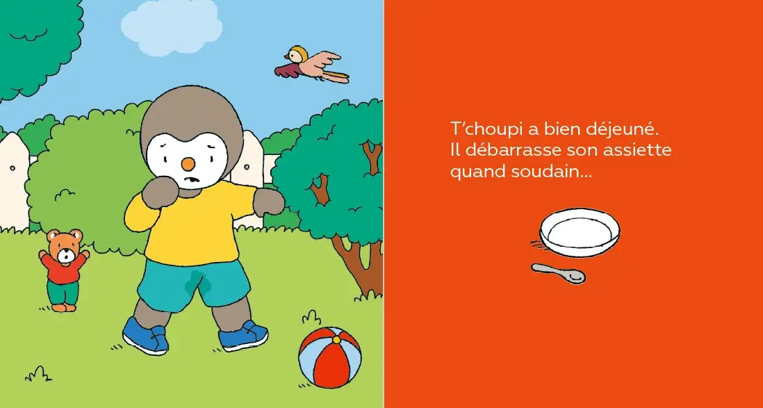 T'choupi ne met plus de couches - une histoire à lire et à écouter - dès 2 ans - Album(s) - 9782095044428 - Pages intérieures 04