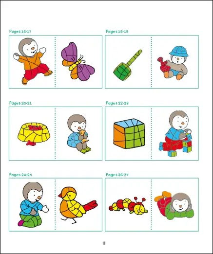 T'choupi Coloriages malins 2-3 ans Toute petite section - Graphisme et nombres - Cahier d'activités - 9782095049683 - Pages intérieures 04