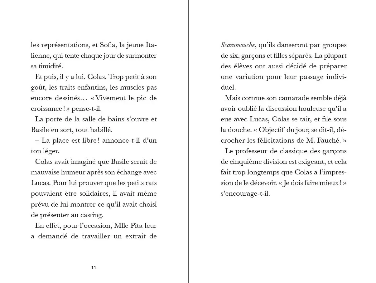 Sous les projecteurs -  20 allée de la danse - Dès 8 ans - Roman - 9782092588147 - pages intérieures 05