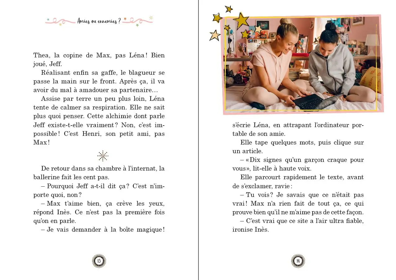 Léna rêve d'étoile - Amies ou ennemies ? - Tome 4 - Dès 8 ans - Roman - 9782092588581 - pages intérieures 05