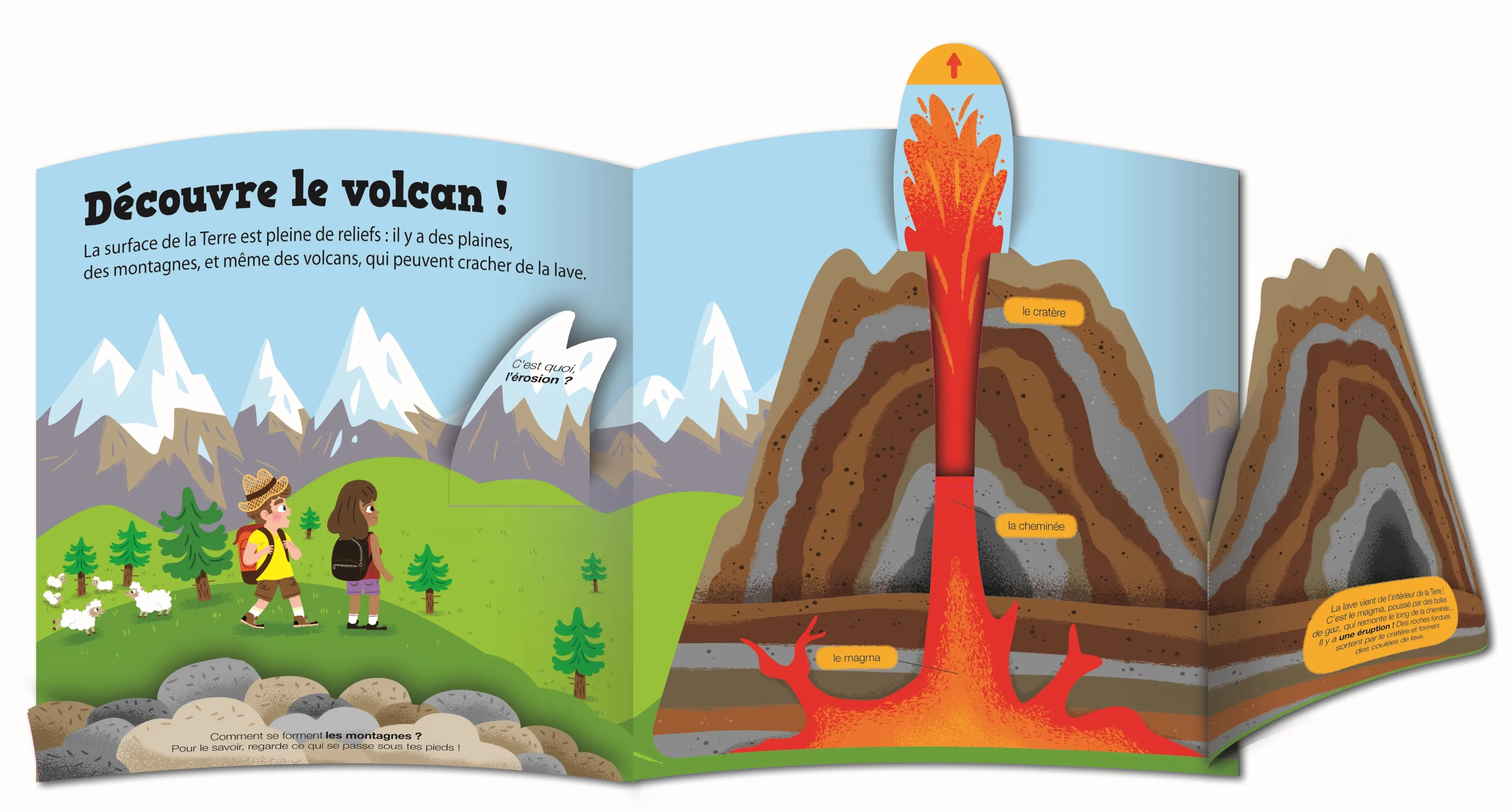 Kididoc - Planète terre - Un documentaire 100% animé pour percer les mystères de notre planète ! - dès 5 ans - Livre documentaire - 9782095042257 - Pages intérieures 05