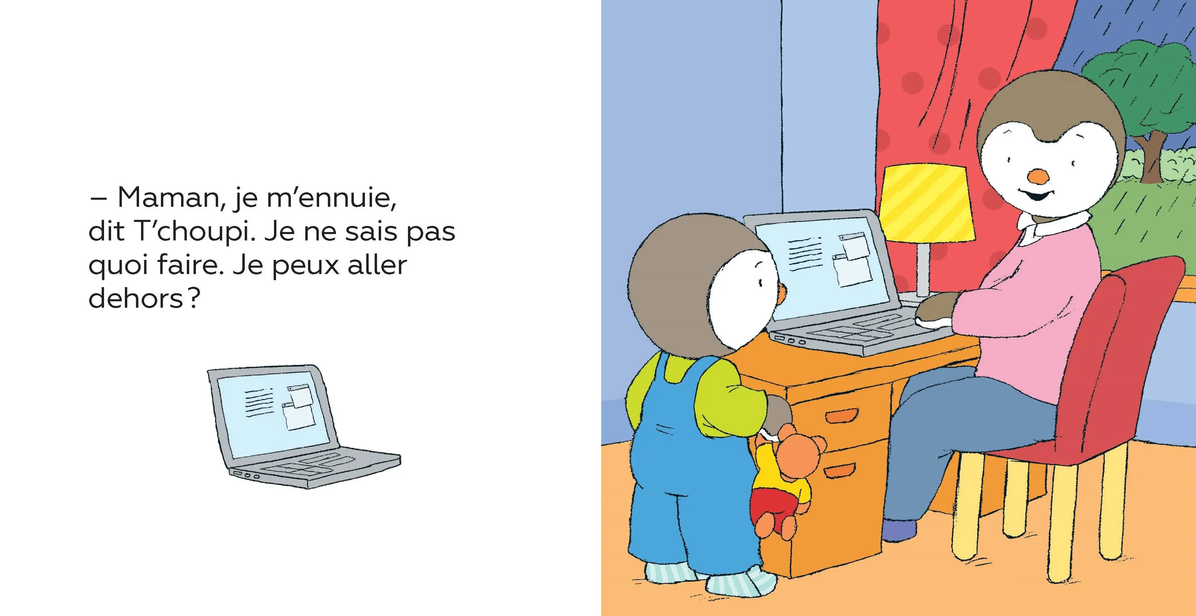 T'choupi s'amuse sous la pluie - Dès 2 ans - Album(s) - 9782092570722 - Pages intérieures 1