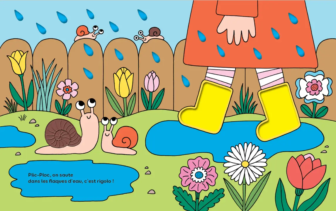 Mon grand livre à toucher - Livre sensoriel pour bébé dès 10 mois - Livre d'éveil - 9782095044534 - Pages intérieures