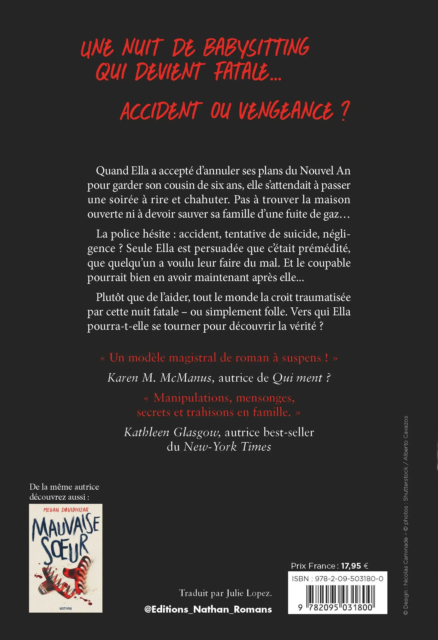 Sous pression - Un thriller page-turner rempli de rebondissements ! - Dès 13 ans - Roman - 9782095031800 - Pages intérieures Back