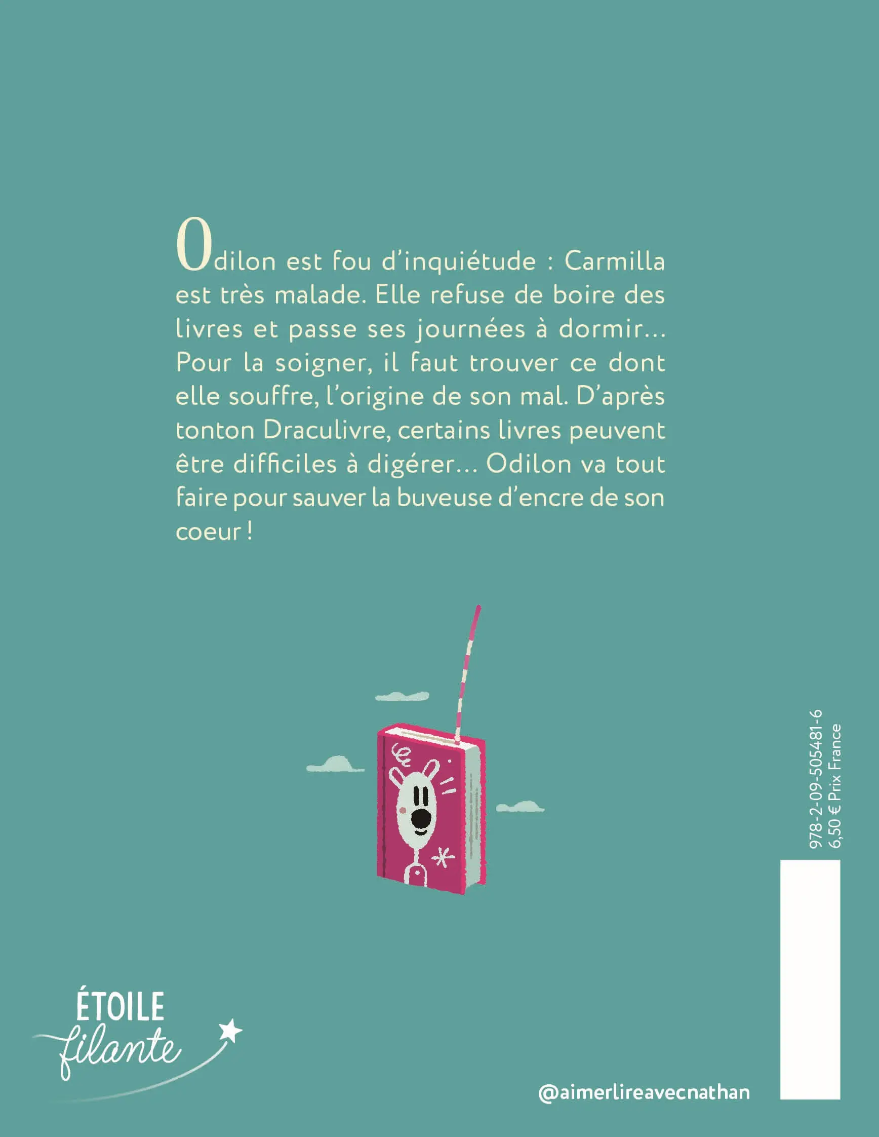 Le Buveur d'encre : La petite buveuse de couleurs - Dès 7 ans - Roman - 9782095054816 - Pages intérieures Back