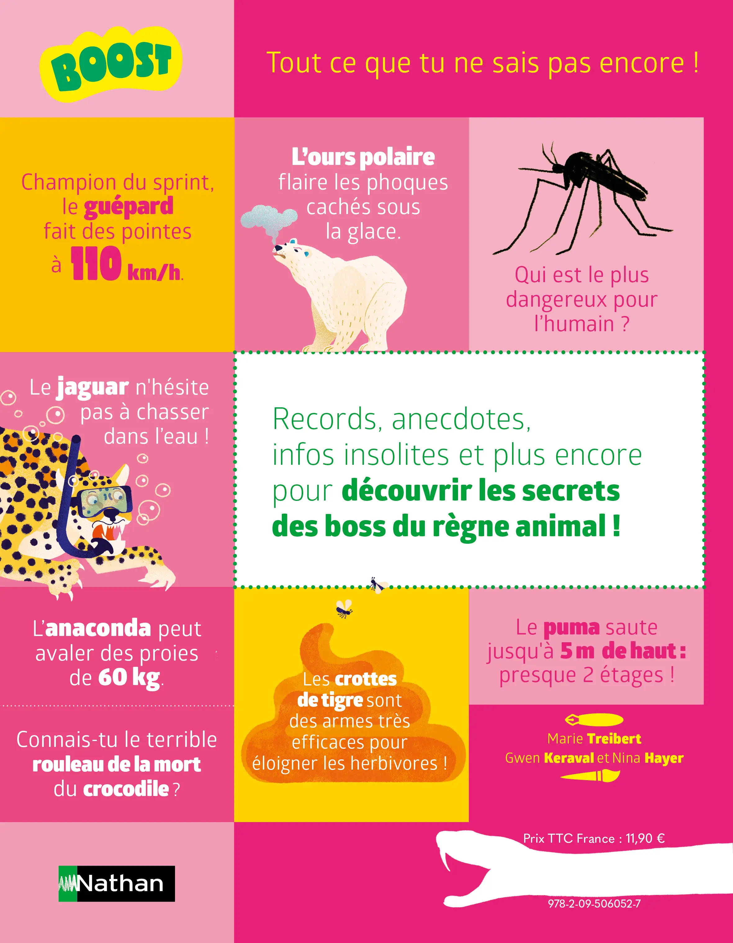 Les superprédateurs - Des portraits captivants des animaux les plus voraces - Dès 7 ans - Livre documentaire - 9782095060527 - Pages intérieures Back