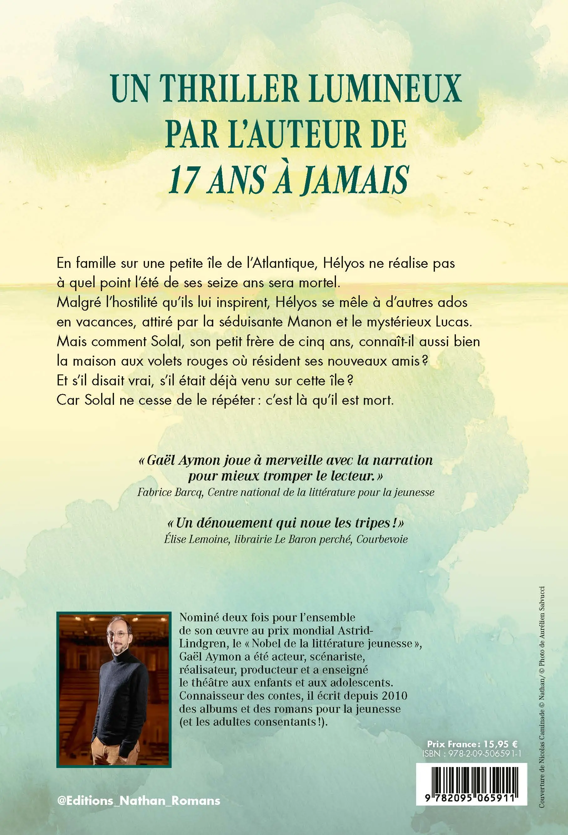 Soleils fantômes - Un thriller fantastique lumineux et intrigant, entre vacances en famille et émois amoureux inattendus - Roman - 9782095065911 - Pages intérieures Back