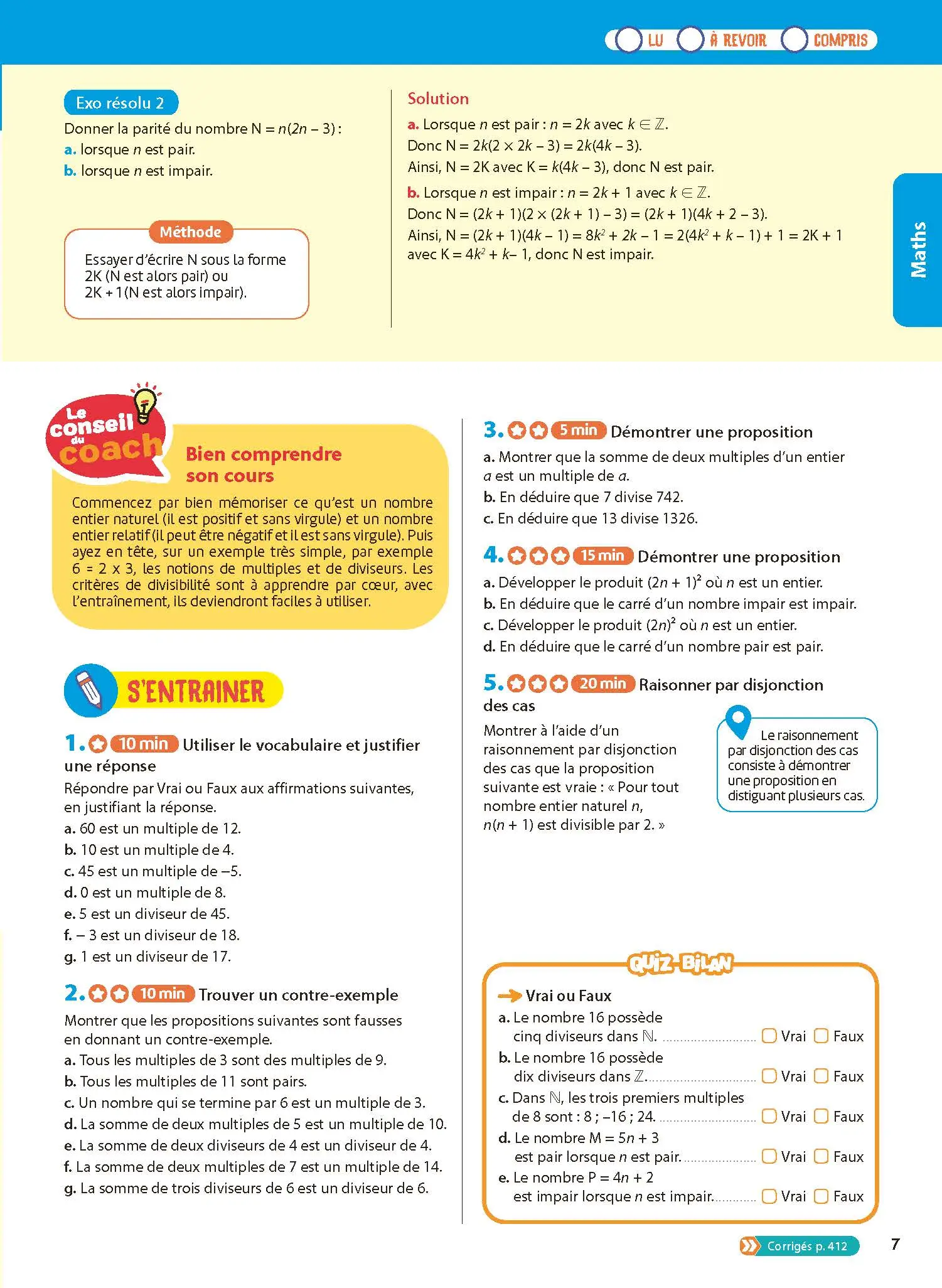 Mon coach 2de - Toutes les matières Seconde 2026-2027 - Mathématiques, Physique-Chimie, SVT, SES, Français, Histoire-Géographie, Anglais - Tout-en-un - 9782091573137 - pages intérieures001