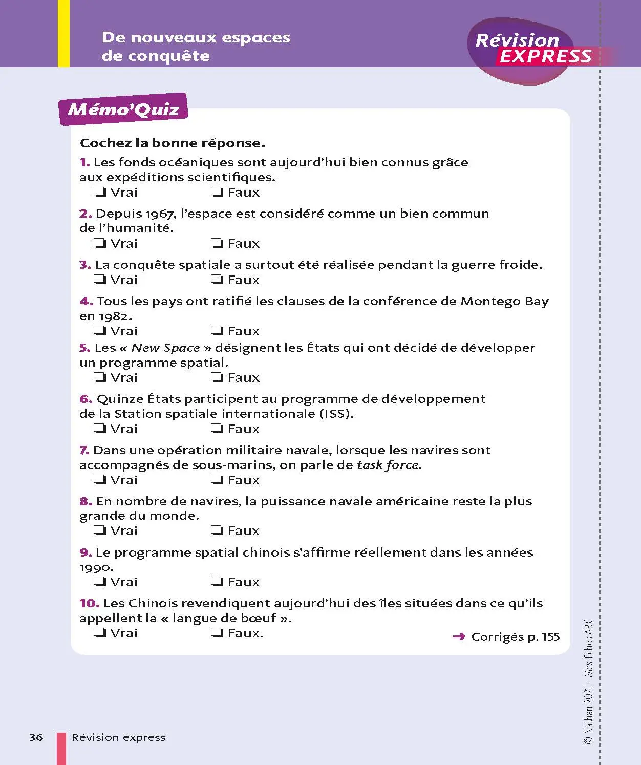 HGGSP (Histoire-Géographie, Géopolitique et Sciences Politiques) Terminale - Mes fiches pour le BAC Tle - BAC 2027 - Fiches - 9782091573182 - pages intérieures004