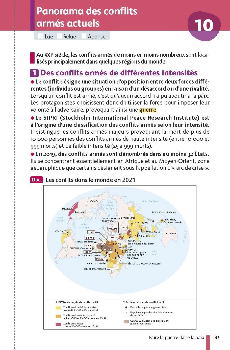 HGGSP (Histoire-Géographie, Géopolitique et Sciences Politiques) Terminale - Mes fiches pour le BAC Tle - BAC 2027 - Fiches - 9782091573182 - pages intérieures005