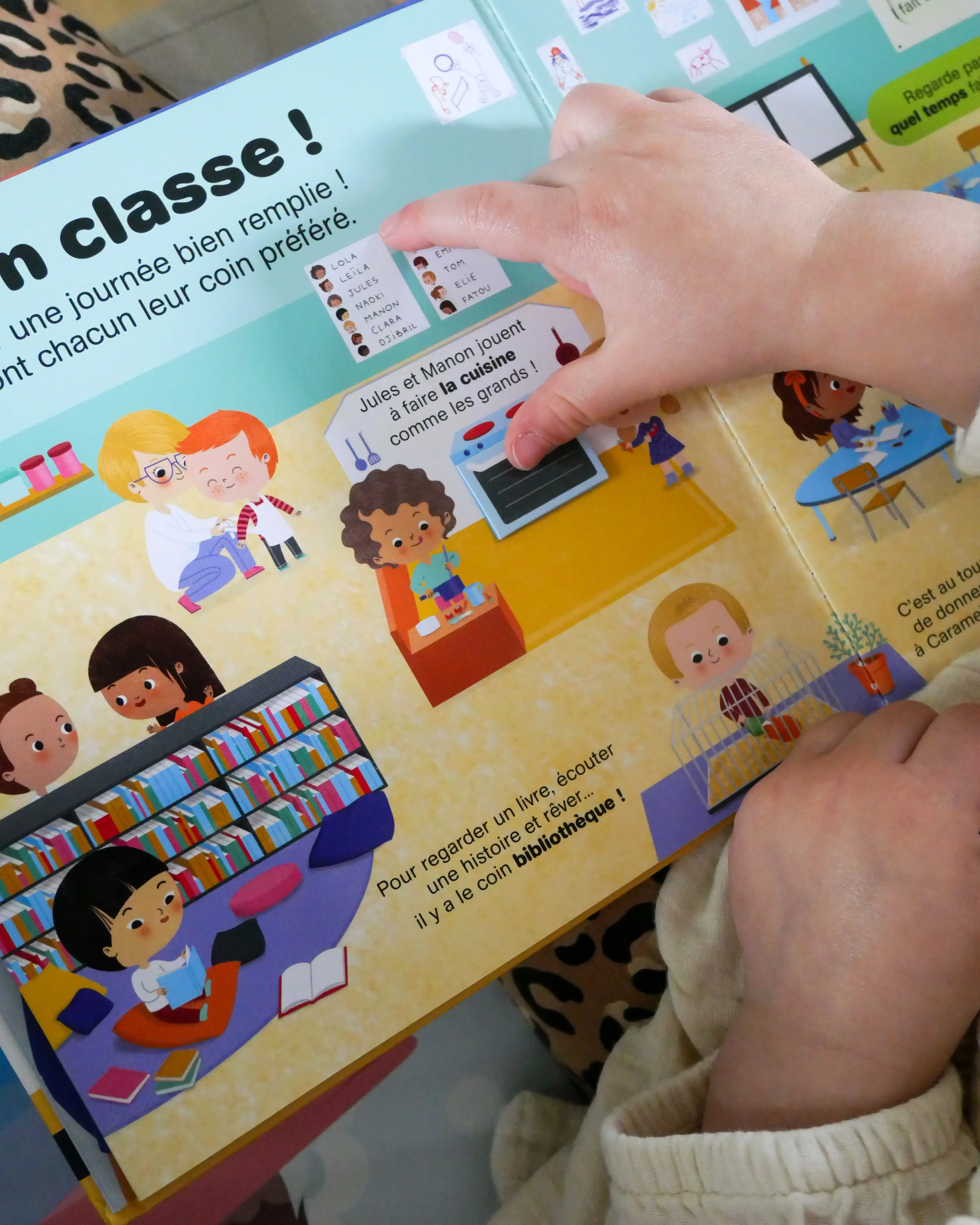 Kididoc - L'Ecole maternelle - Un livre 100% animé avec pop-up et tirettes qui prépare à l'entrée en maternelle - dès 3 ans - Livre documentaire - 9782095045531 - Pages intérieures04
