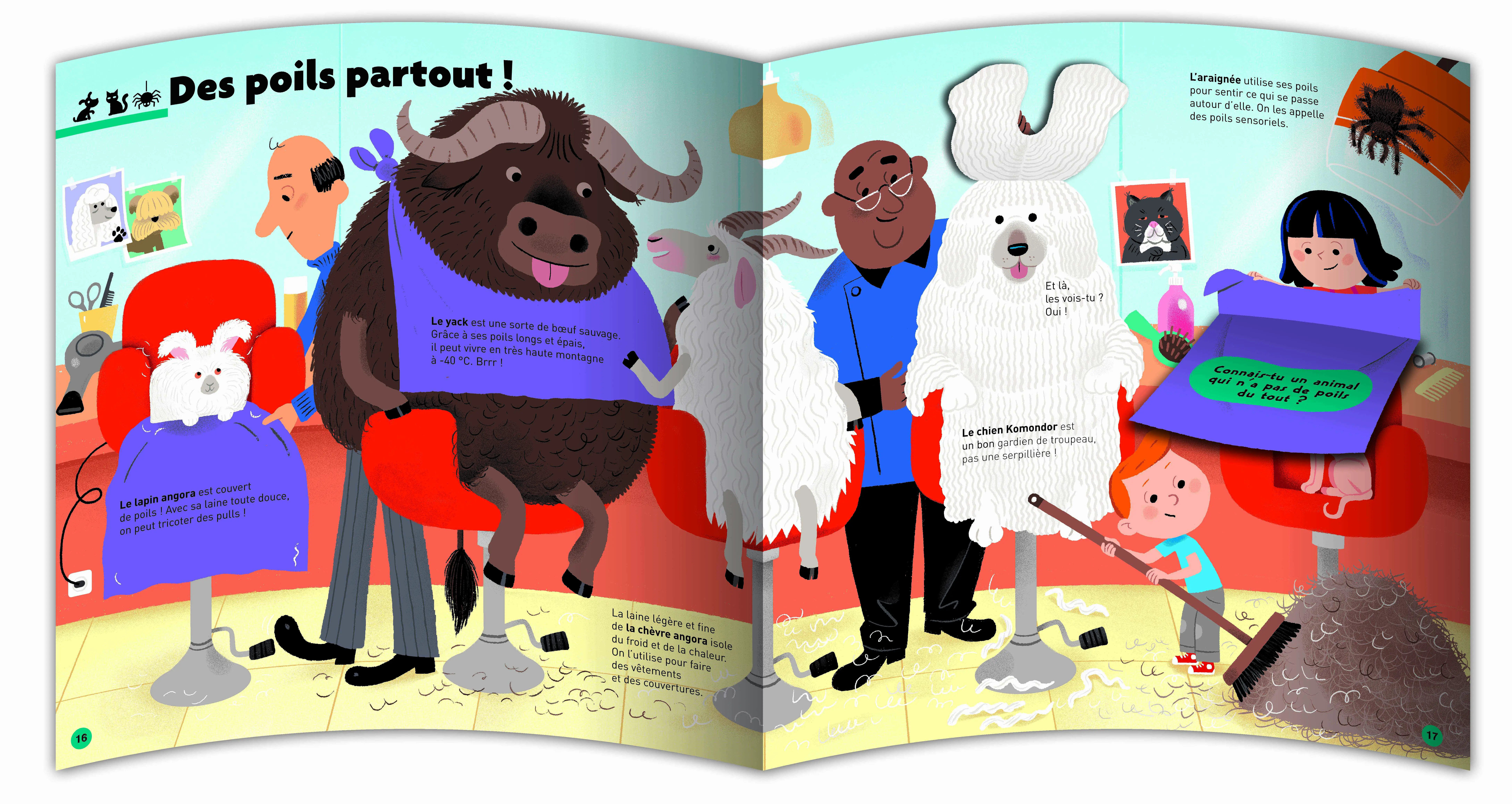 Le Kididoc des animaux - livre Pop-up - Dès 4 ans - Livre documentaire - 9782092549629 - Pages intérieures2